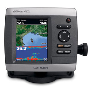 Картплоттер Garmin GPSMAP 421s DF (с датчиком эхолота)