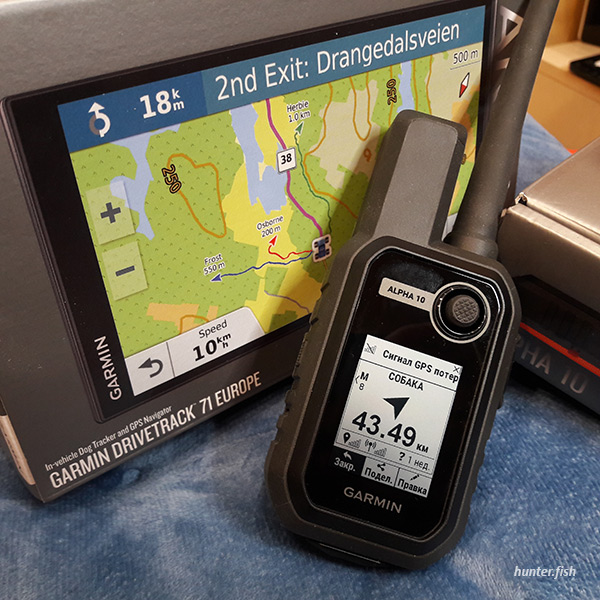 GPS навигатор Garmin Alpha 10 EU-Nordic / RU без ошейника