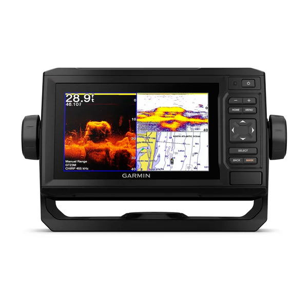 Картплоттер Garmin ECHOMAP Plus 63cv с датчиком GT20-TM