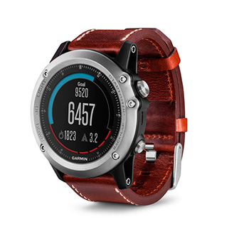 Garmin fenix 3 Sapphire HRM c кожаным ремешком - картинка 3