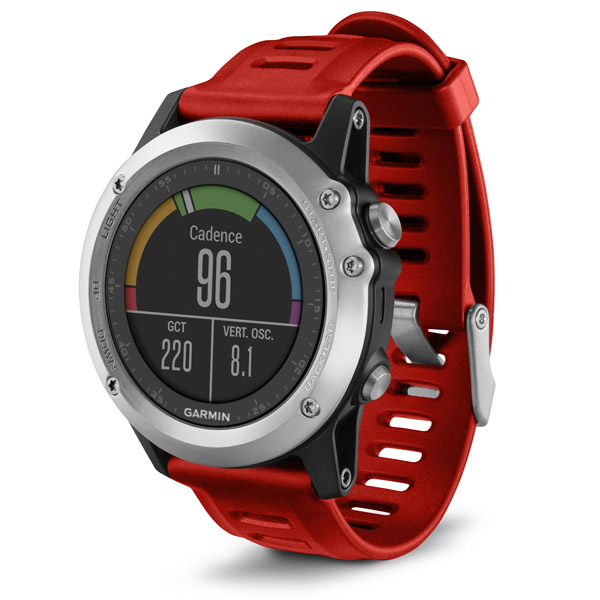 Умные часы Garmin fenix 3 Silver (red)