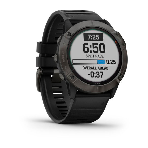 Garmin fenix 6X Pro Solar титановый серый DLC с черным ремешком (51mm) - картинка 3