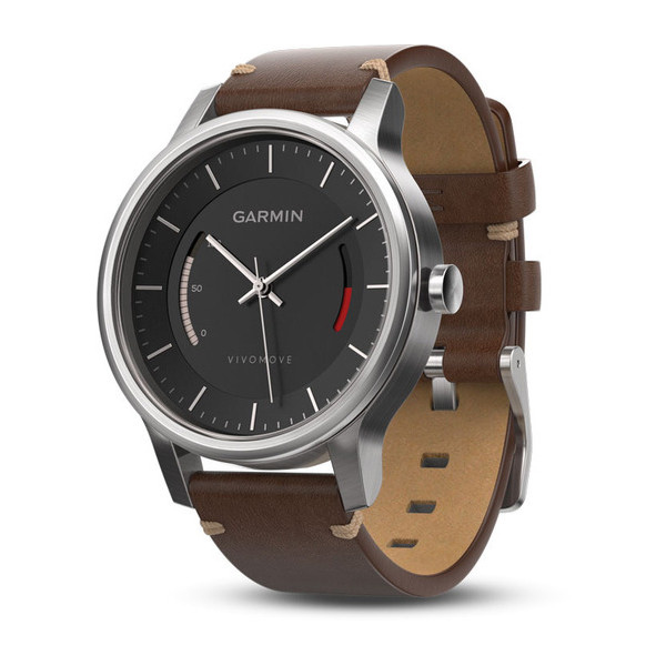 Garmin VIVOMOVE Premium (стальной корпус и кожаный ремешок) - картинка 2