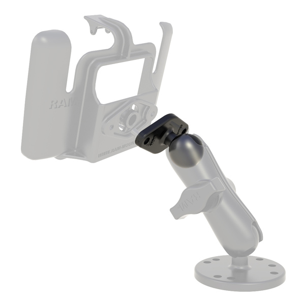 RAM-Mounts RAM-B-238U База ромбическая 2.43д x 1.31д с шаром B1 (алюминий) - картинка 3