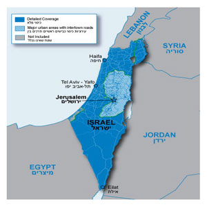 Карта Garmin City Navigator Israel NT