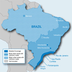 Карта Garmin City Navigator Brazil NT