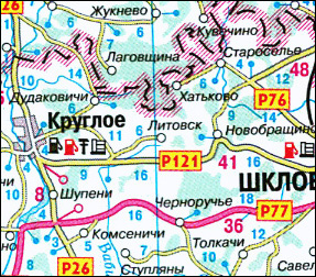 Отсканированная топо карта Отсканированная топо карта