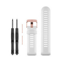 Garmin Fenix 3 White Silicone Band (белый с розово-золотой застежкой) (010-12168-14)