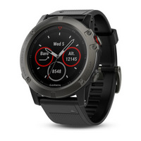 Garmin fenix 5x Sapphire (51mm) (серые с черным ремешком)