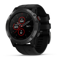Garmin fenix 5X Plus Sapphire (51mm) (черные с черным ремешком)