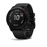 Garmin fenix 6X Pro (51mm) (черные с черным ремешком)